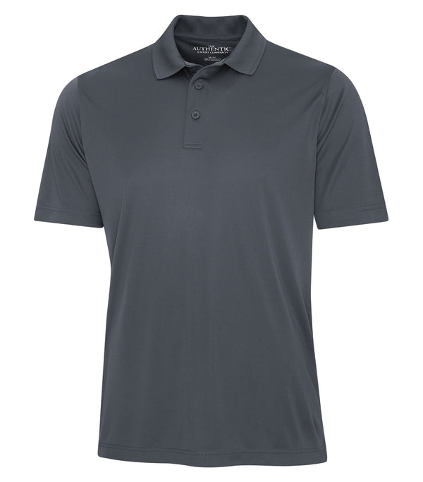Iron Grey Adult Performance Poly Golf Shirt