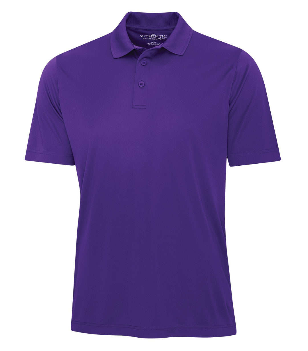 Purple Adult Performance Poly Golf Shirt
