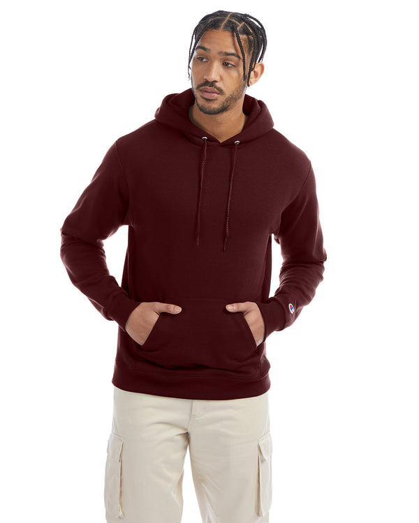 adult powerblend pullover hooded sweatshirt MAROON