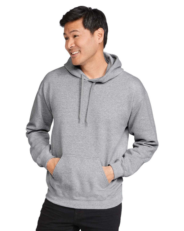 adult softstyle fleece pullover hooded sweatshirt RS SPORT GREY