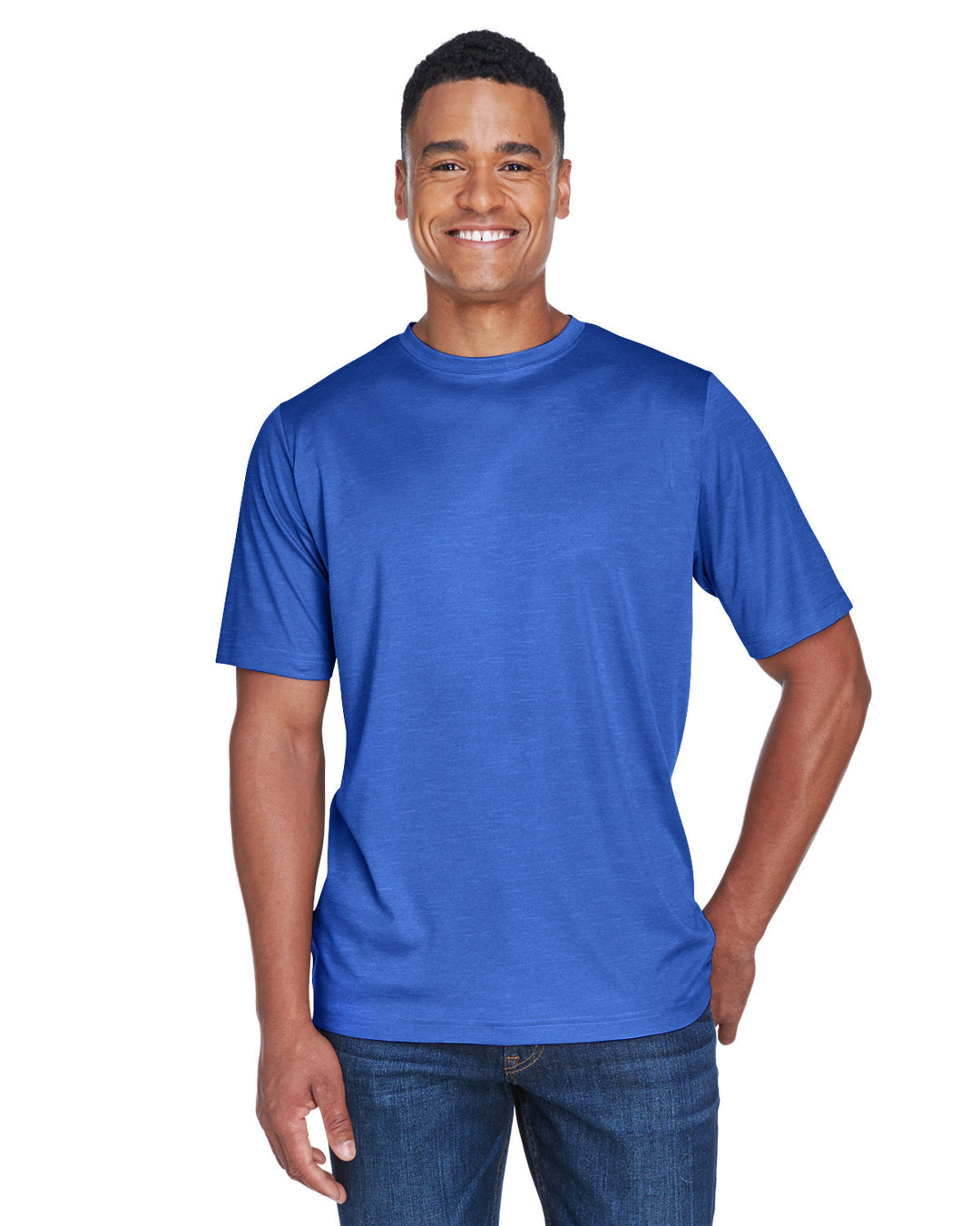 mens sonic heather performance t shirt SP ROYAL HEATHER