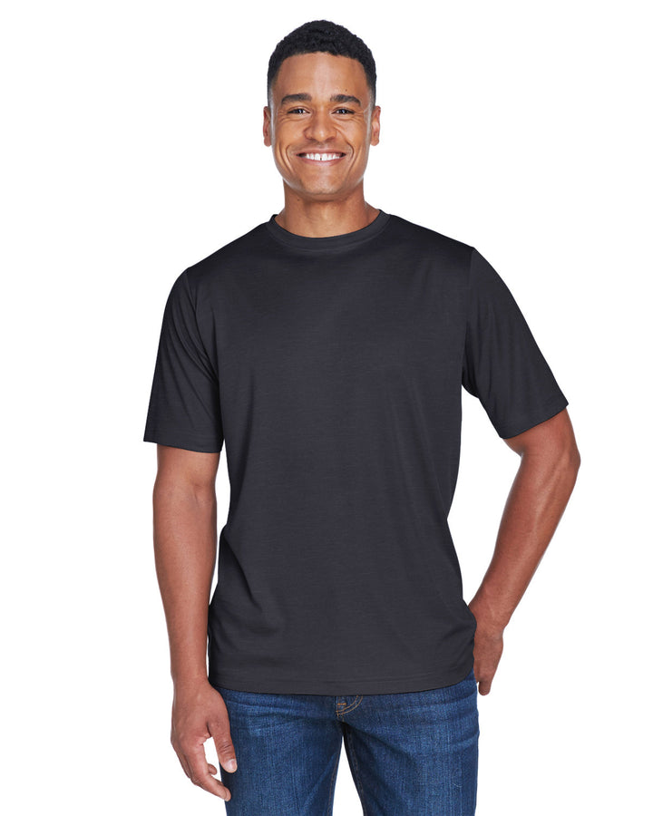 mens sonic heather performance t shirt BLACK HEATHER