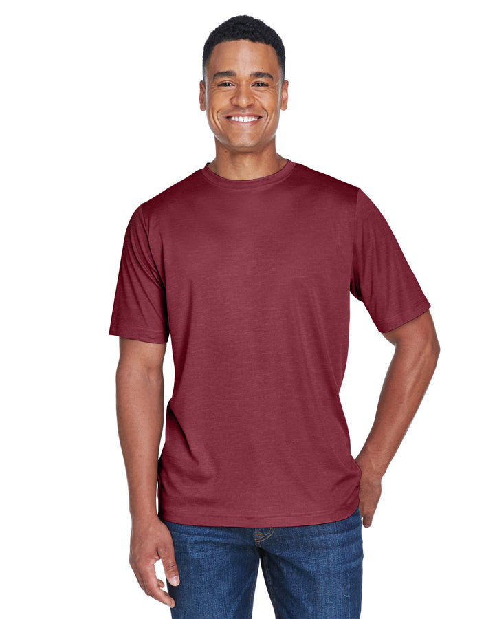 mens sonic heather performance t shirt SP MAROON HTHR