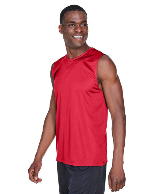 Sport Red Adult Performance Muscle T-Shirt