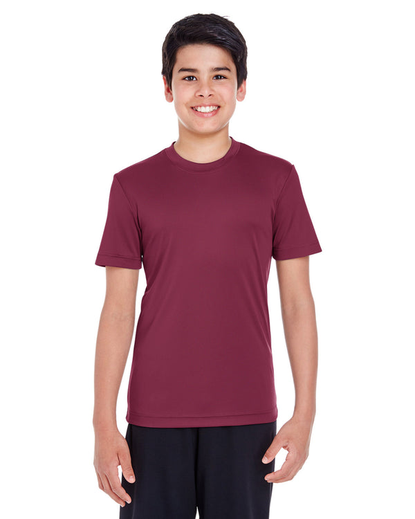 youth zone performance t shirt SPORT MAROON