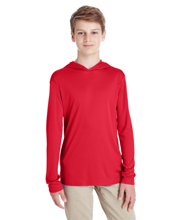 youth zone performance hoodie SPORT RED