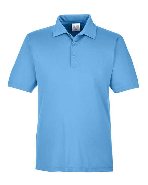 Sport Light Blue Mens Poly Golf Shirt