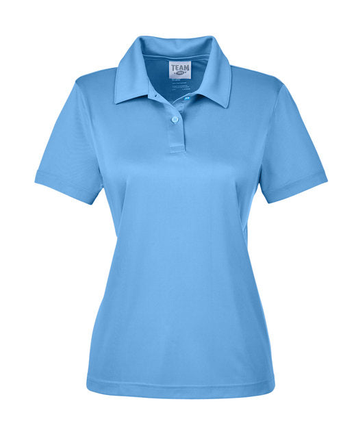 Sport Light Blue Ladies Poly Golf Shirt