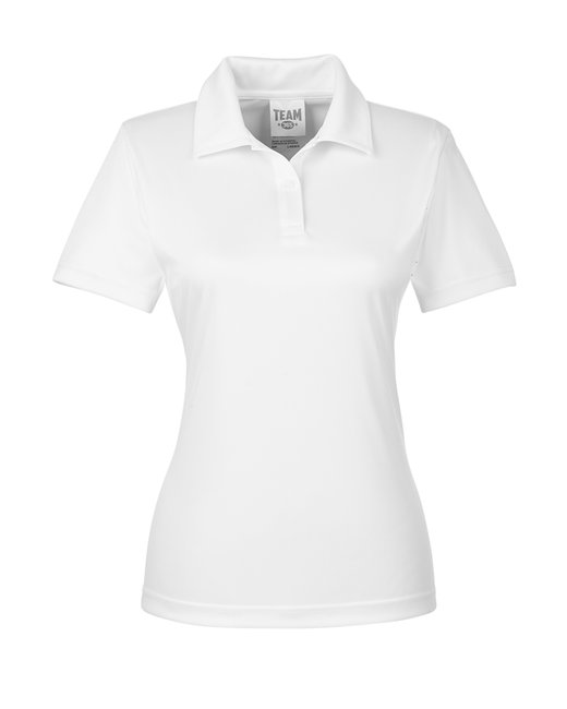 White Ladies Poly Golf Shirt