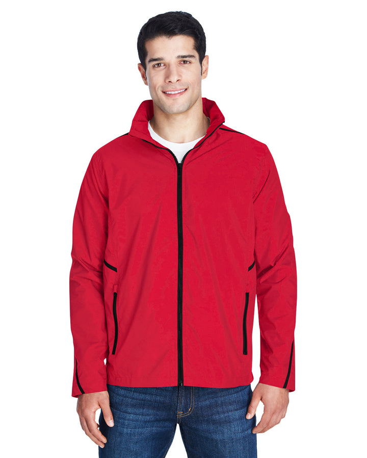 adult conquest jacket with mesh lining SPORT RED