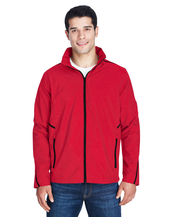 adult conquest jacket with mesh lining SPORT RED