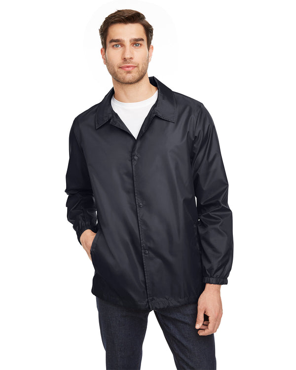 adult zone protect coaches jacket BLACK