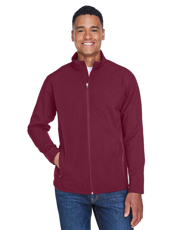 mens leader soft shell jacket SPORT MAROON