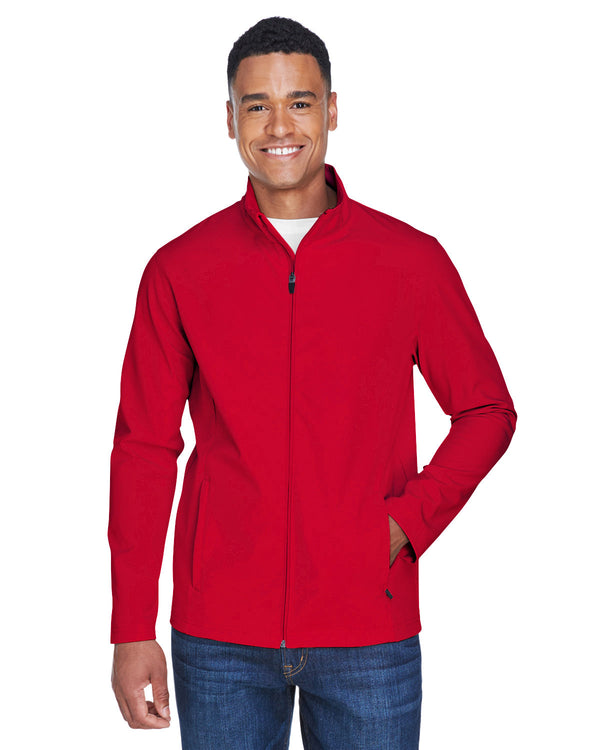 mens leader soft shell jacket SPORT ORANGE