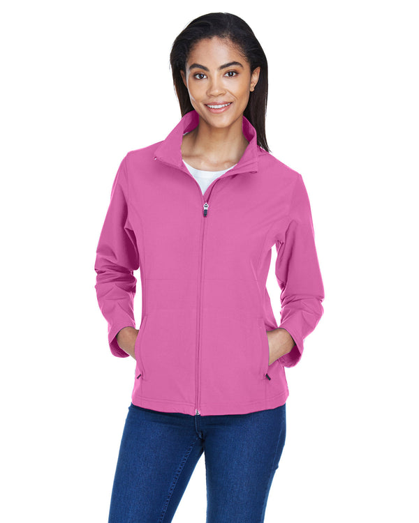 ladies leader soft shell jacket SP CHARITY PINK