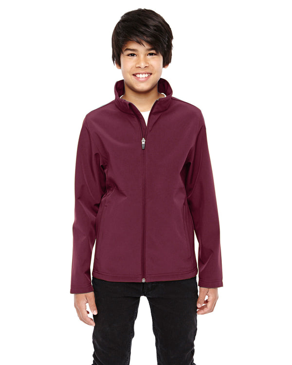 youth leader soft shell jacket SPORT MAROON