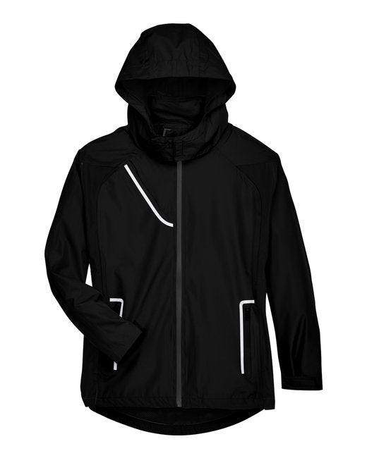 Sport Black Ladies Lightweight Waterproof Jacket