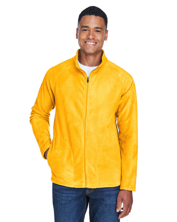 mens campus microfleece jacket SPORT ATH GOLD