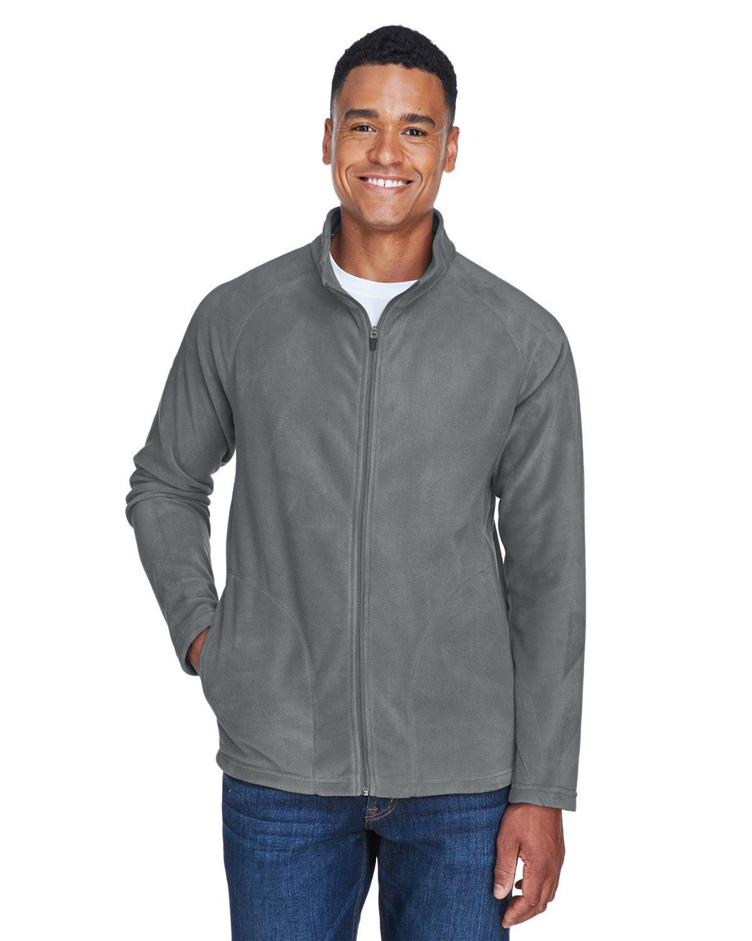 mens campus microfleece jacket SPORT GRAPHITE