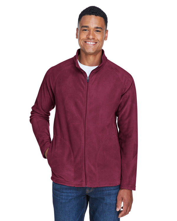 mens campus microfleece jacket SPORT MAROON