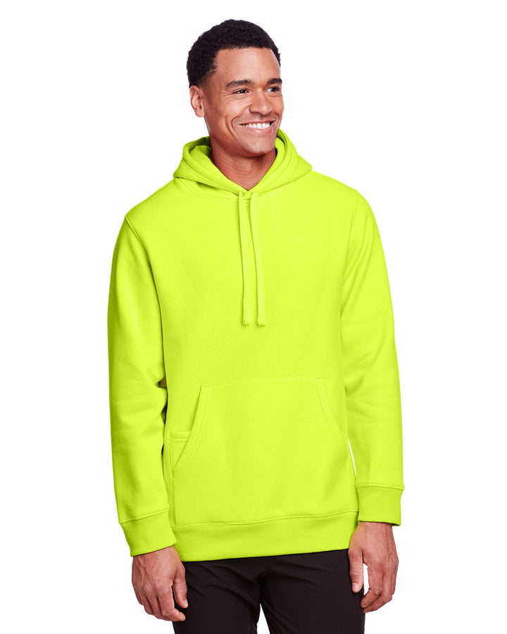 adult zone hydrosport heavyweight pullover hooded sweatshirt SAFETY YELLOW